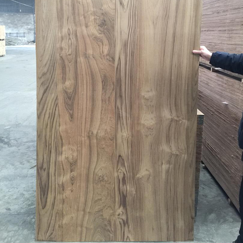Teak veneer face plywood